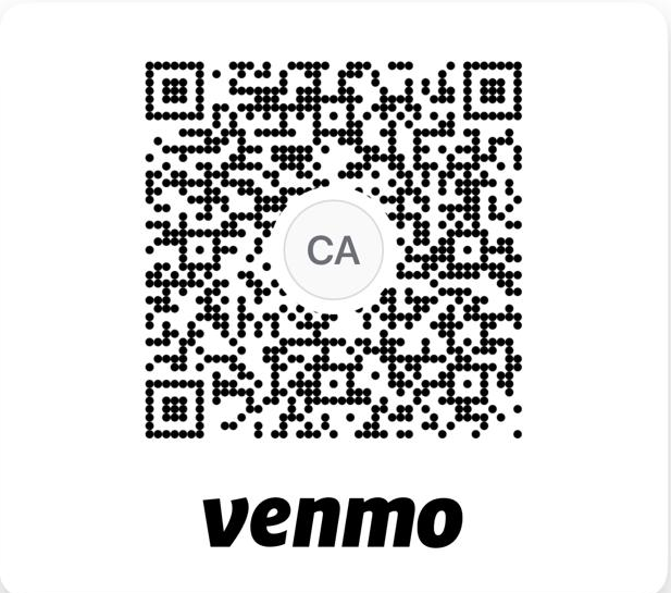 Venmo QR code for Lapel Labor of Love donations